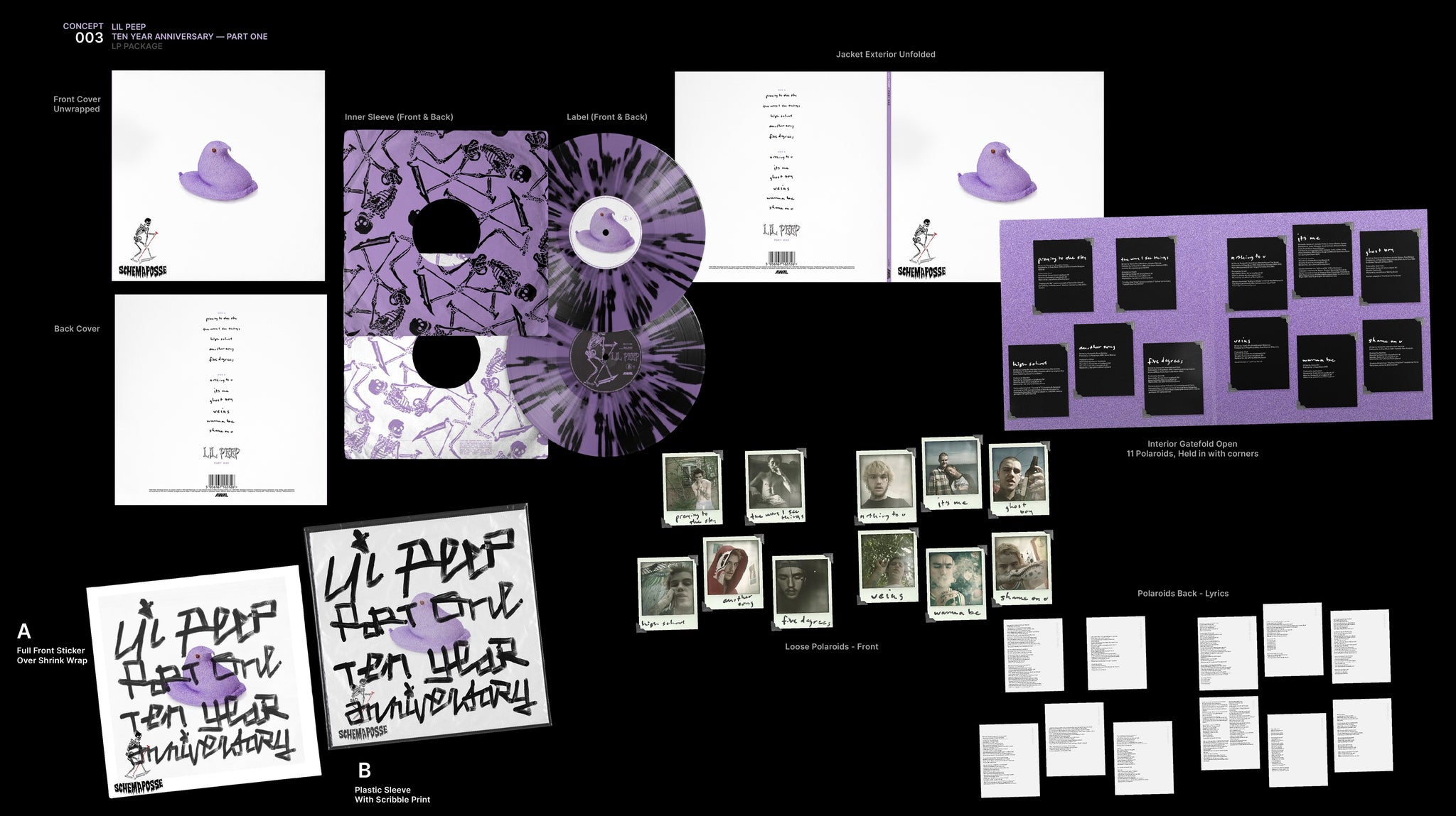 LIL PEEP; PART ONE - 10th Year Anniversary Vinyl (Limited Edition